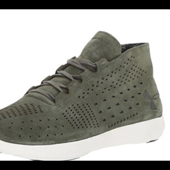 Under Armour Women's Street Precision Mid Lux Cross-Trainer Shoe 8 - Picture 2 of 6